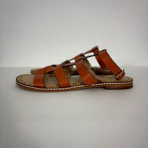 Michael Kors Leather Gladiator Sandals Light Brown Adjustable Strap Size 7